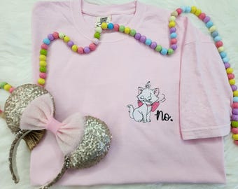 Chemise brodée Marie| Chemise brodée Aristochats | Chemise Disney