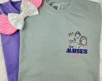 The Muses Embroidered Shirt| Hercules| Disney Sweatshirt| Disney Shirt