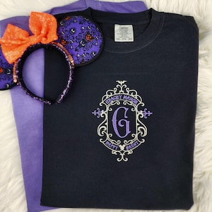 Embroidered Gracey's Manor Shirt| Haunted Mansion Shirt| Disney Halloween Sweatshirt| Disney Shirt