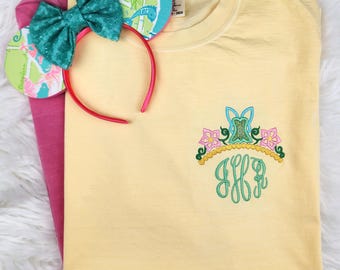 Chemise fée clochette monogrammée | Peter Pan| Chemise Disney| Chemise brodée Disney