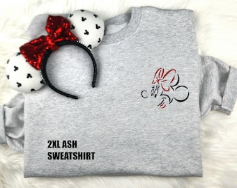 Ready To Ship Minnie Embroidered Sweatshirt