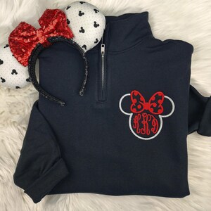 Disney quarter zip