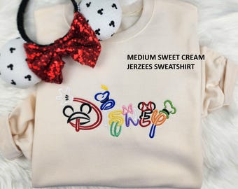 Ready To Ship Disney Embroidered Sweatshirt
