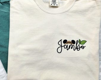 Embroidered Jambo Shirt| Animal Kingdom| Disney Shirts| Disney Sweatshirt