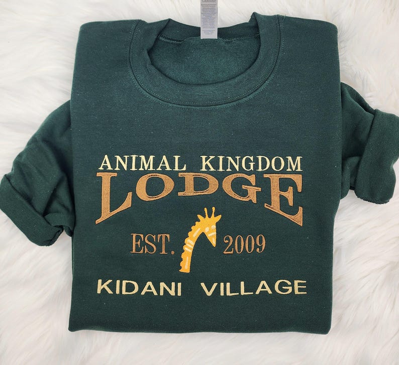 Animal Kingdom Lodge Kidani Embroidered Sweatshirt