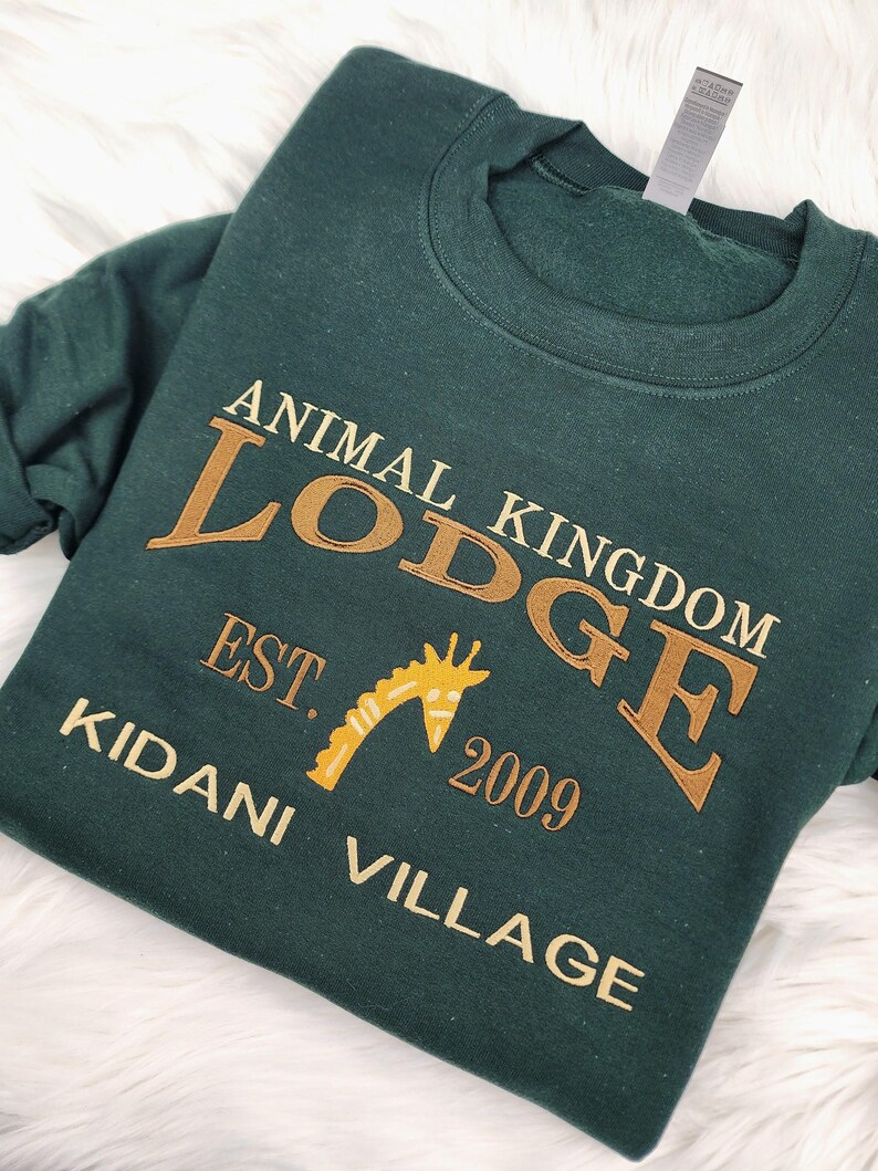 Animal Kingdom Lodge Kidani Embroidered Sweatshirt