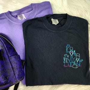 Hitchhiking Ghosts Embroidered Shirt| Haunted Mansion| Disney Halloween| Disney Sweatshirt