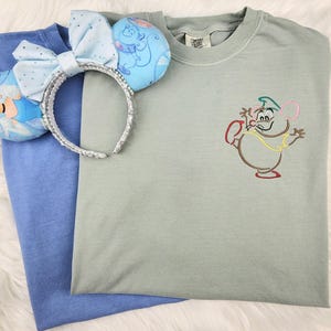 Gus Gus Embroidered Shirt| Cinderella Embroidered Shirt| Disney Embroidered Sweatshirt| Disney Crewneck| Gus Gus Shirt