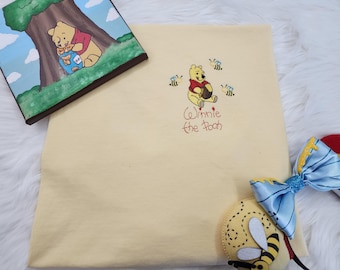 Winnie The Pooh Embroidered Shirt| Pooh| Disney Shirt