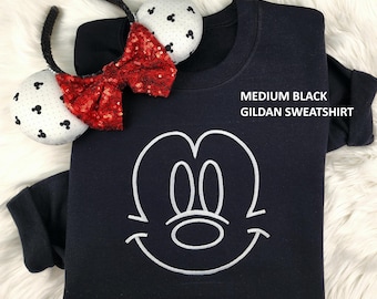 Ready To Ship Mickey Embroidered Sweatshirt