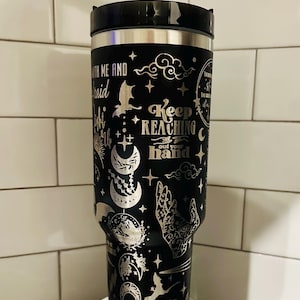 40oz Acotar, Throne of Glass, Crescent City, SJM universe design, Custom, Tumbler, Gift,  Birthday, Appreciation Tumbler.