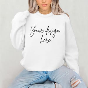 Custom order unisex crew neck sweatshirt