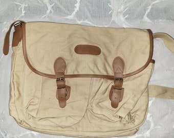 Vtg Time Magazine Messenger Bag Travel Satchel Shoulder Carry On Classic Boho