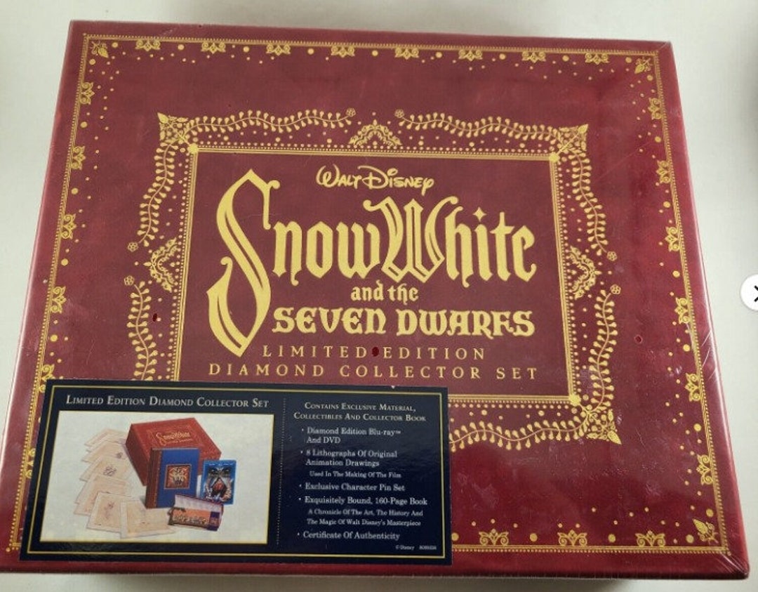 Diamond Edition NEW Rare Disney Snow White and the Seven Dwarfs Blu-ray Disc DIAMOND ...
