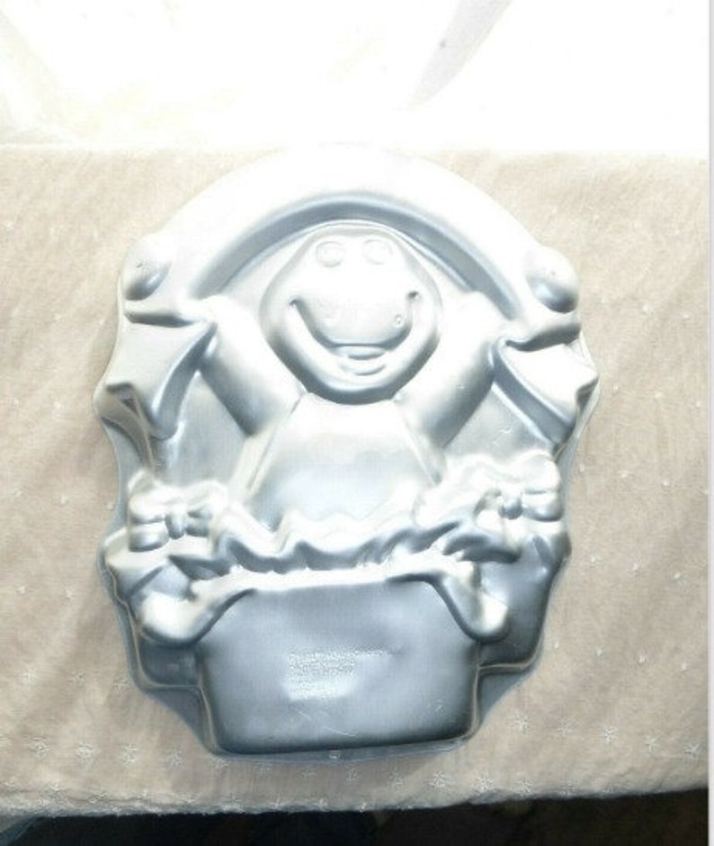 RARE Vintage Barney the Dinosaur Wilton Cake Pan Instructions Retired Early 1990s Etsy