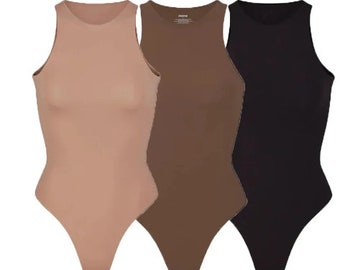 Body für Damen, ärmellose Shapewear-Dessous