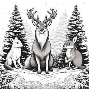 Imagens Laser Toolworx: "Papai Noel e Ajudantes da Floresta" - Ilumine suas férias com designs encantadores 30 imagens 8000x8000 Uso comercial OK