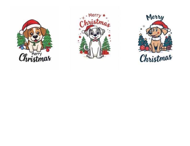 Second Ave Weihnachtskarte "Merry Christmas From The Dog" – Quadratisch, 145 X 145 Mm, Mit Umschlag