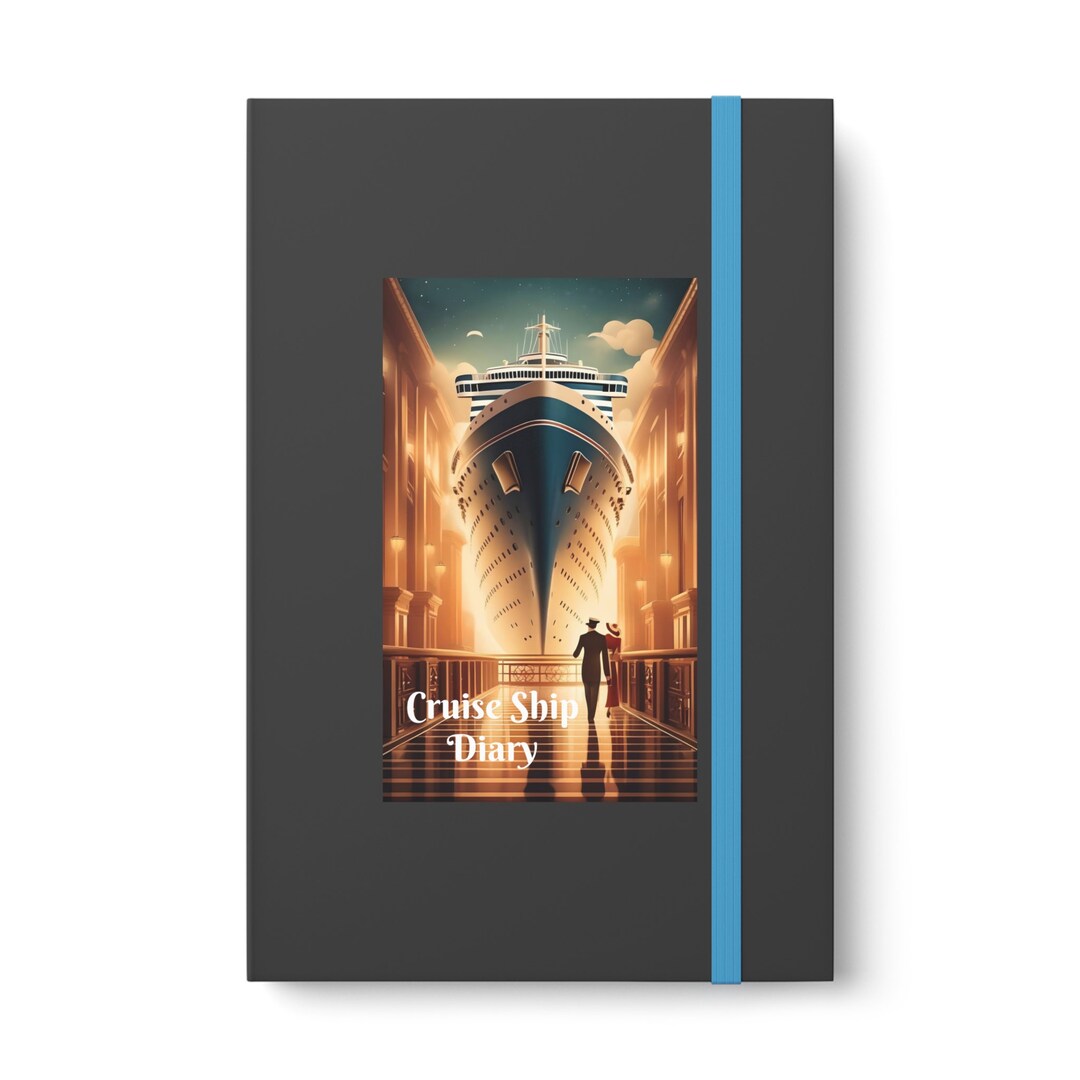 Cruise Ship Diary - Color Contrast Notebook - Ruled - Etsy