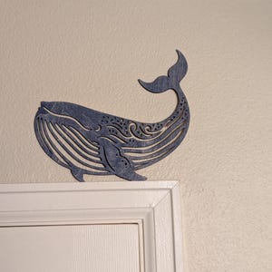 Whale door frame top decor (Wall decor)
