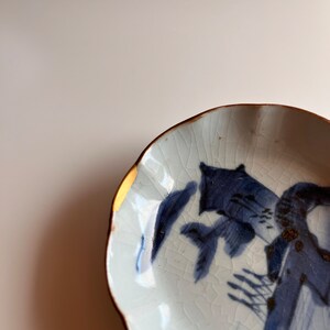Kintsugi Kozara antiguo reparado: artículos de Imari (1840-1860) 03