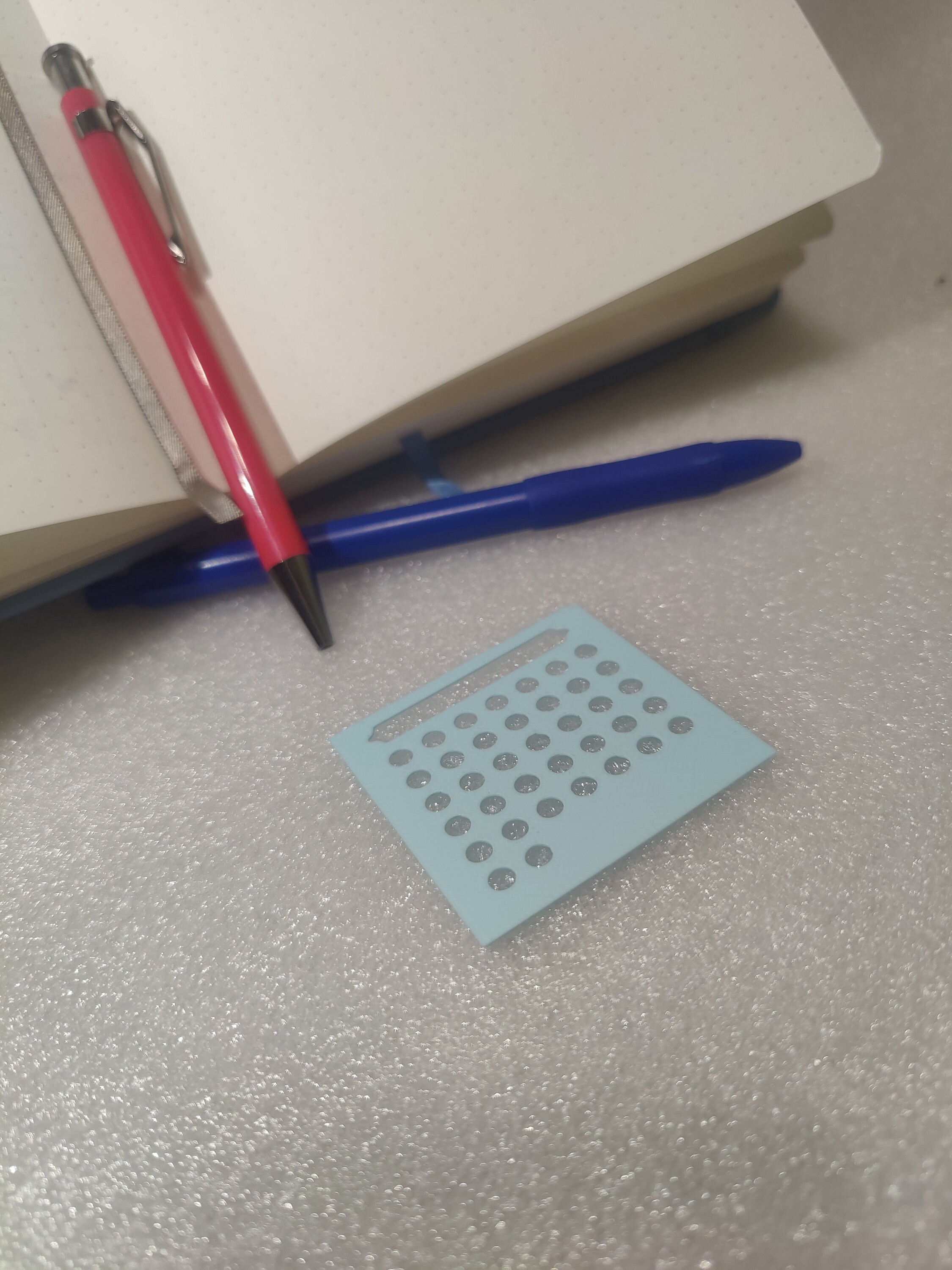 3D Printed Bullet Journal Calendar Stencil - Etsy