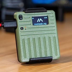Meshtastic Portable Pager Node with 2,000mah battery.