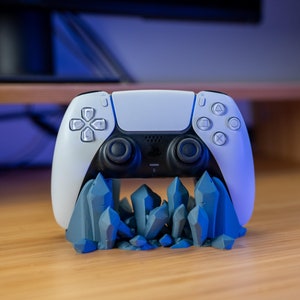 Crystal Controller Stand,Playstation Controller Stand,PS5 Stand,Video Game Controller Stand, Crystal Game Stand,Console Accessory
