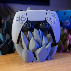 Crystal Controller Stand,Playstation Controller Stand,PS5 Stand,Video Game Controller Stand, Crystal Game Stand,Console Accessory