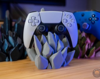 クリスタル コントローラー スタンド、プレイステーション コントローラー スタンド、PS5 スタンド、ビデオ ゲーム コントローラー スタンド、クリスタル ゲーム スタンド、コンソール アクセサリ