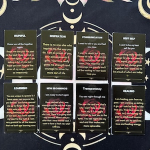 Divine Masculine Love Messages: 8 Card Oracle Reading (Same Day)