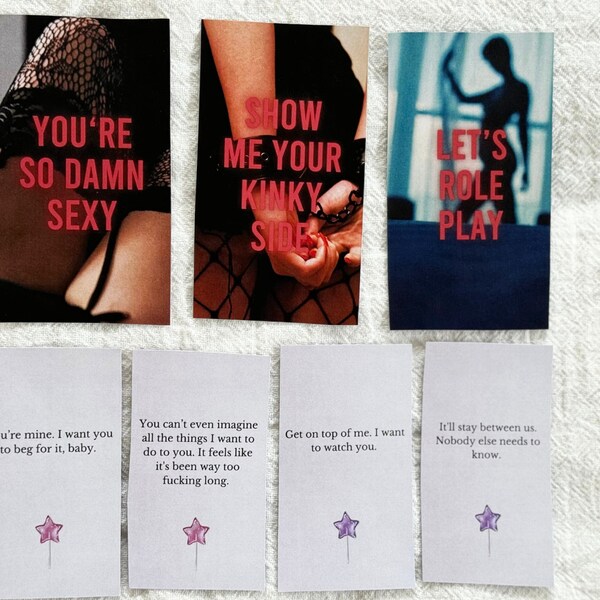 What raunchy/explicit thoughts does your person/ex have of you? 7 cards, 24 Hour Delivery
