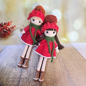 Crochet doll, gift for daughter, Birthday Christmas gift for kids, doll, Special Handmade Gift for her, Amigurumi doll, Hand knitted doll