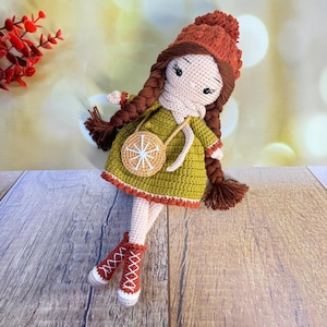 Birthday gift for kids, Sale, Handmade crochet doll for kids, Toys for girl, Gift for daughter, Christmas gift for her, Natural knit doll