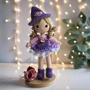 Handmade Crochet Doll, Doll for kids and doll collectors, Valentines day gift for kids, Knit toy, Birthday gift for kids, Gift for daughter