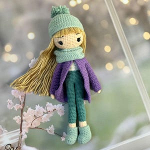 DOLL FOR SALE, Crochet doll, Birthday gift for kids, Handmade knit doll for kids, Toys for girl, Gift for granddaughter, daughter, Amiguumi