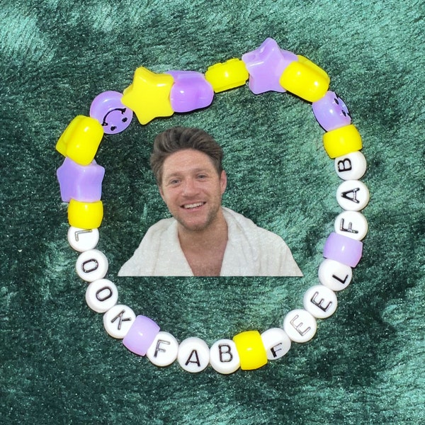 Niall Horan “Look Fab, Feel Fab” Meme Friendship Bracelet