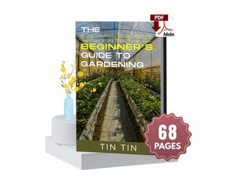 Beginner's Gardening Guide eBook, Easy Tips & Step-by-Step Plans (PDF Download)