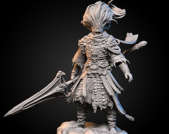Nameless king 3D model stl dark souls 3