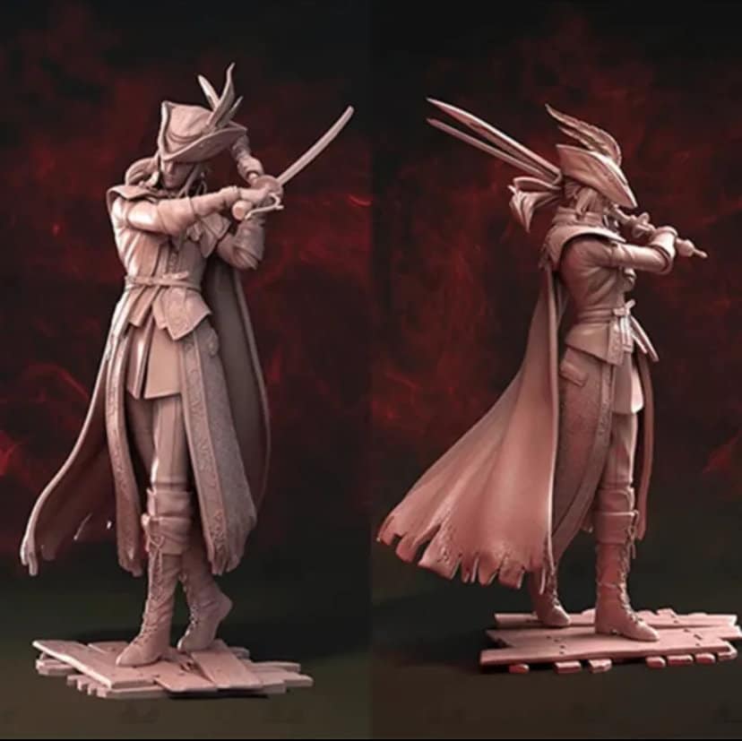 Lady maria 3d model bloodborne