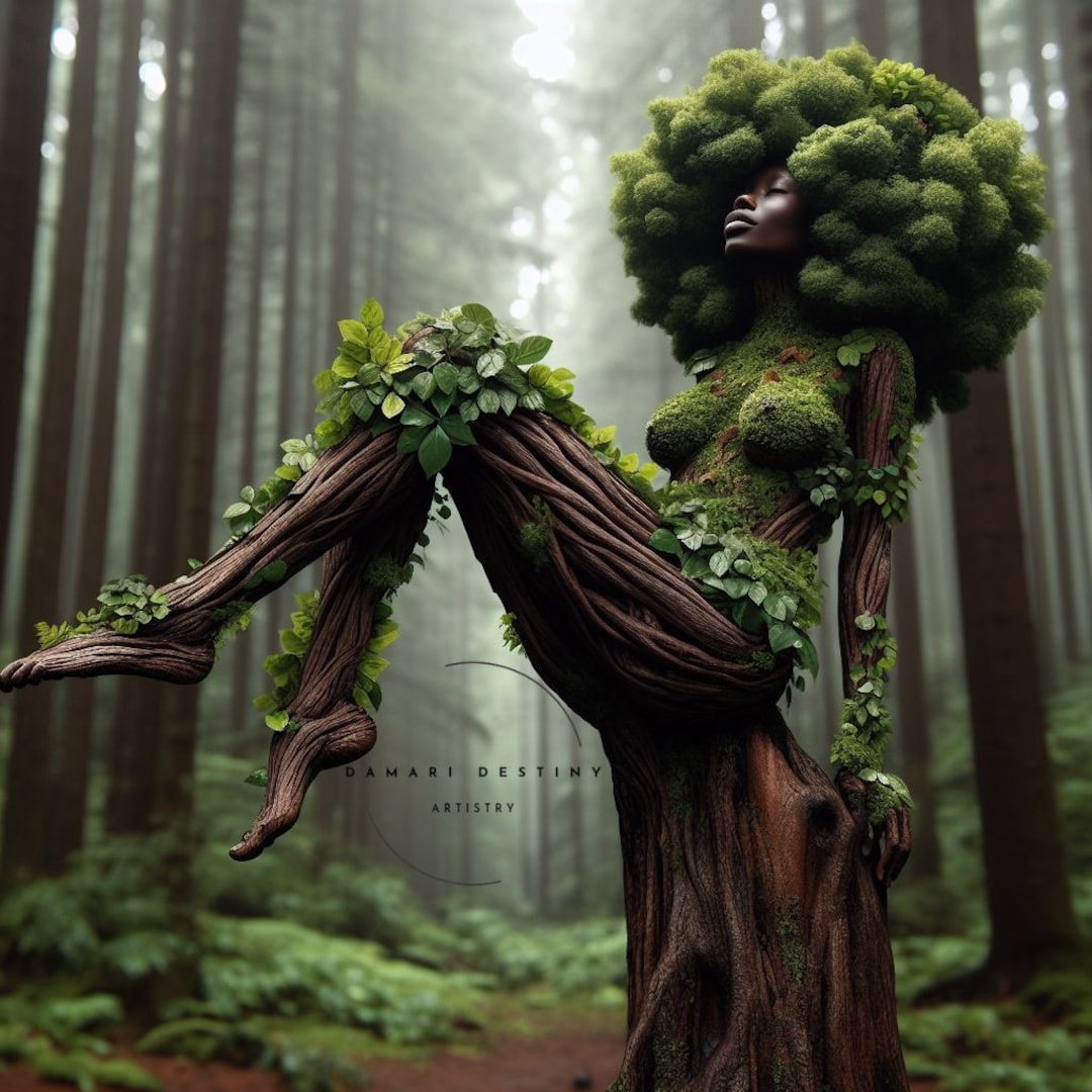 Still I Rise | Digital Design | Mother Nature Tree Woman - Etsy