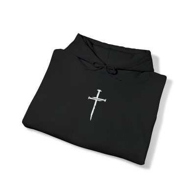 DOUBLE CROSS WHITE HOODIE