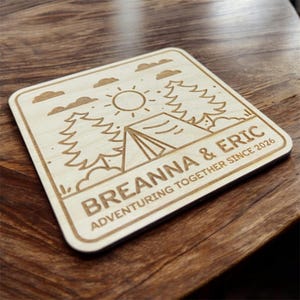 Camper Gifts, Fridge Magnets, Couples Gifts, Family Magnets, Wood Magnets, Camping, Customized Gifts, Personalized Magnets, Family Gifts