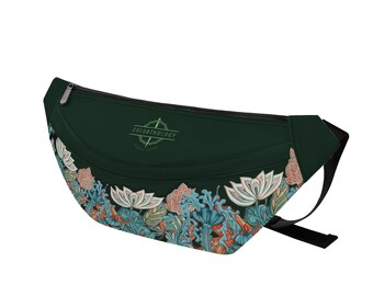 Ellie's Garden Large Fanny Pack, belly bags, belt bags, sling bags, chest bag, crossbody bag