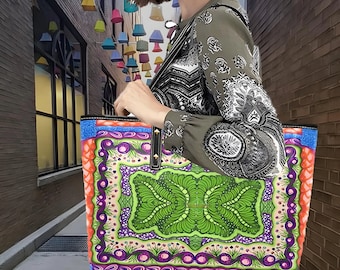 Florencia Large Vegan Leather Tote Bag. Women PU Faux Leather Shoulder Handbag Purse