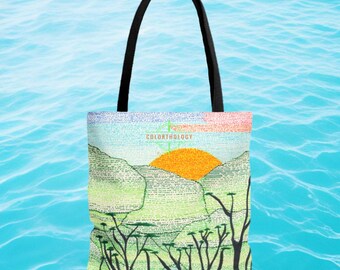 Lined Tote Bag: Kauai Kanopy Design. Hello Hawaiian Dream Vacation, Summer, and the Beach