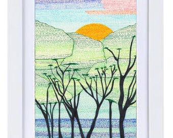 Original Art by Erika Chaves - 5X7 Matted Art