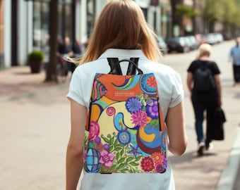 Colette Anti Theft Travel Backpack, Vegan Leather, Unique Travel Gift, Secure Hidden Zipper, Multi-Compartment Design