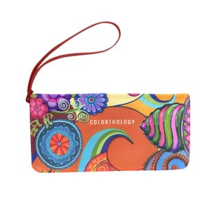 Cartera de mano - Colette de piel sintética con 8 bolsillos, monedero compacto y elegante para uso diario, billetera grande y elegante, regalo para el día de la madre