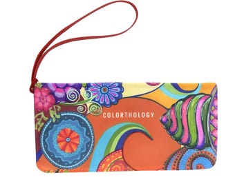 Clutch Wallet - Colette Faux Leather with 8 Pockets, Stylish Compact Purse for Everyday Use, Large Elegant Wallet,. Mothers Day Gift